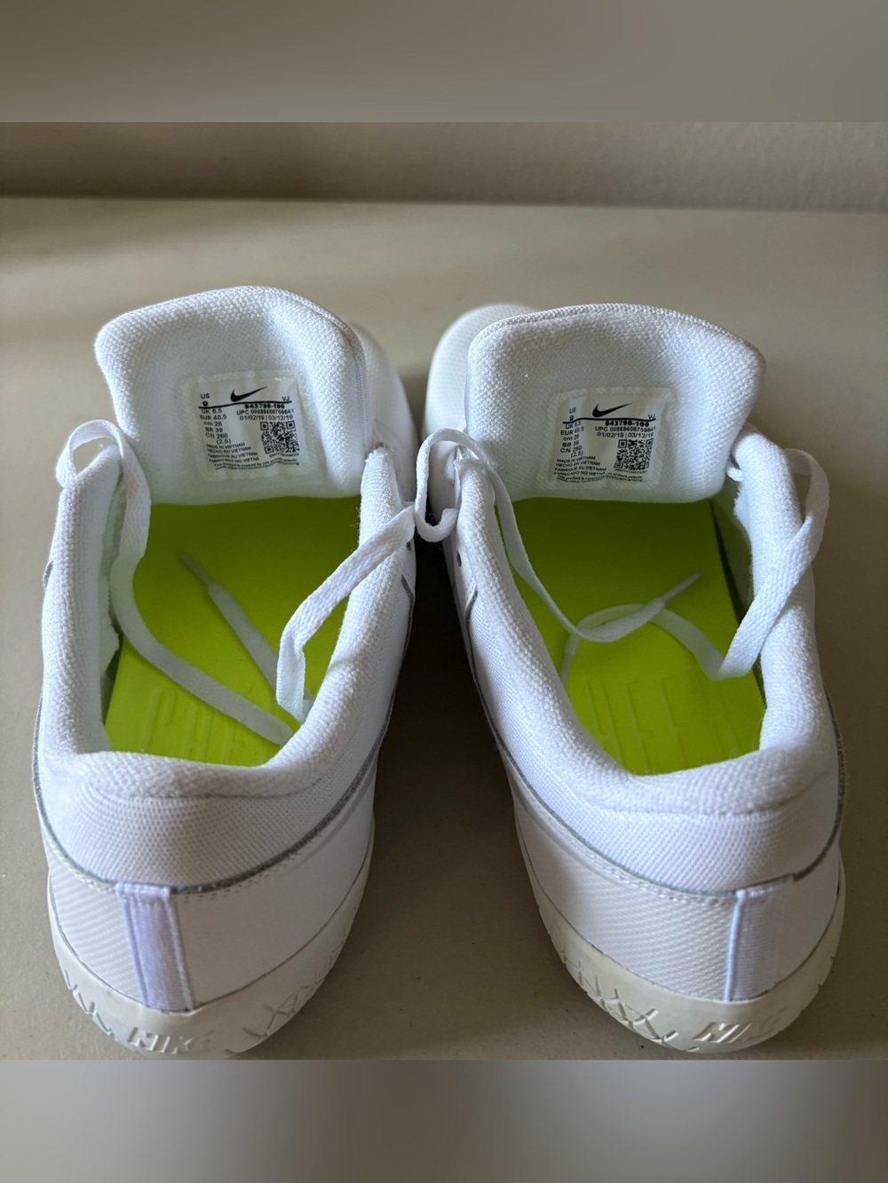 Nike White Women's Athletic Cheer Shoes. - Picture 4 of 8